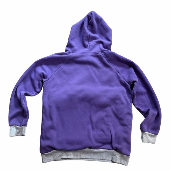 Unisex Hoodie Kangaroo Pouch Sweatshirt Cat/Dog Carrier Purple New No Tag - Picture 2 of 5